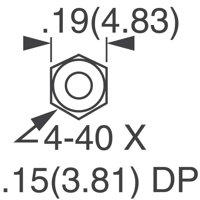 3341-4 3M  Tornillos de fijación para conectores D-Sub en forma de D